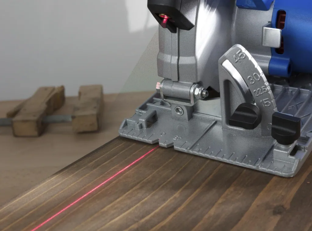 Handkreissäge 1400 Watt mit Laser
