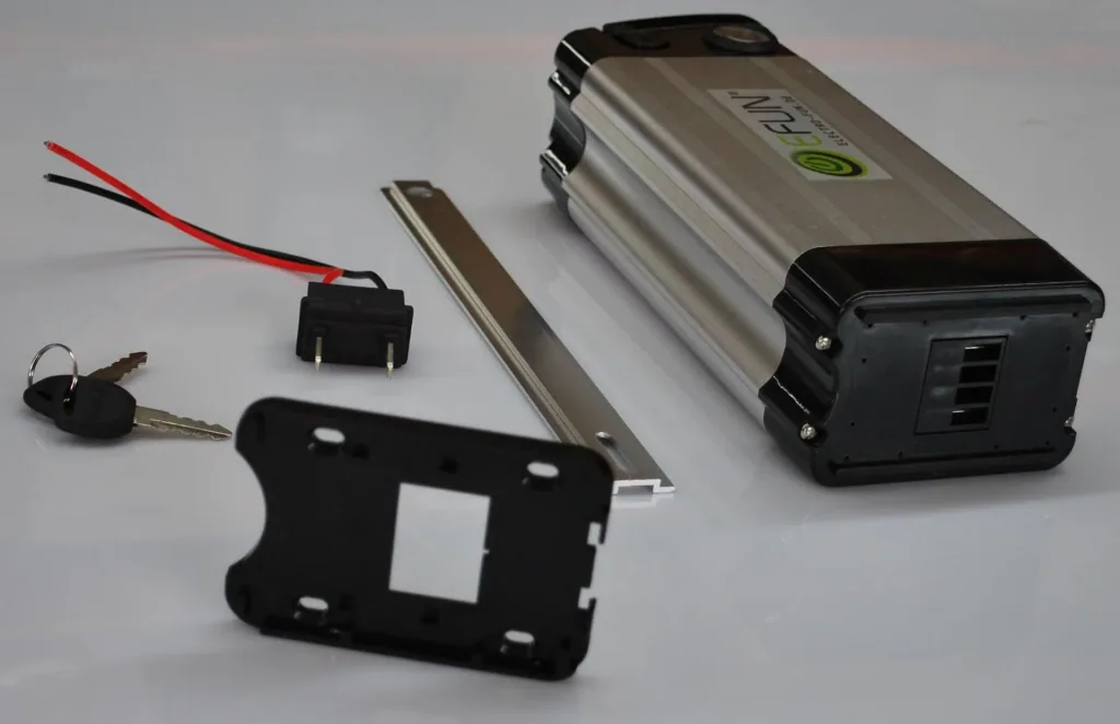 Akku Lithium Ionen 36 Volt 10 Ah SILVER FISH E-Bike E-FUN