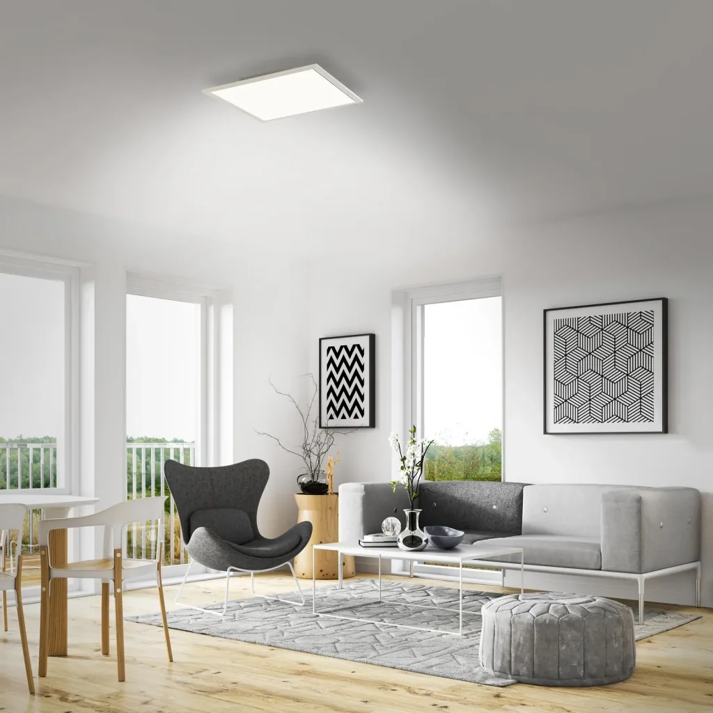 Ultraflaches LED Panel, viereckig, 29,5 cm, CCT, 18 Watt, weiß