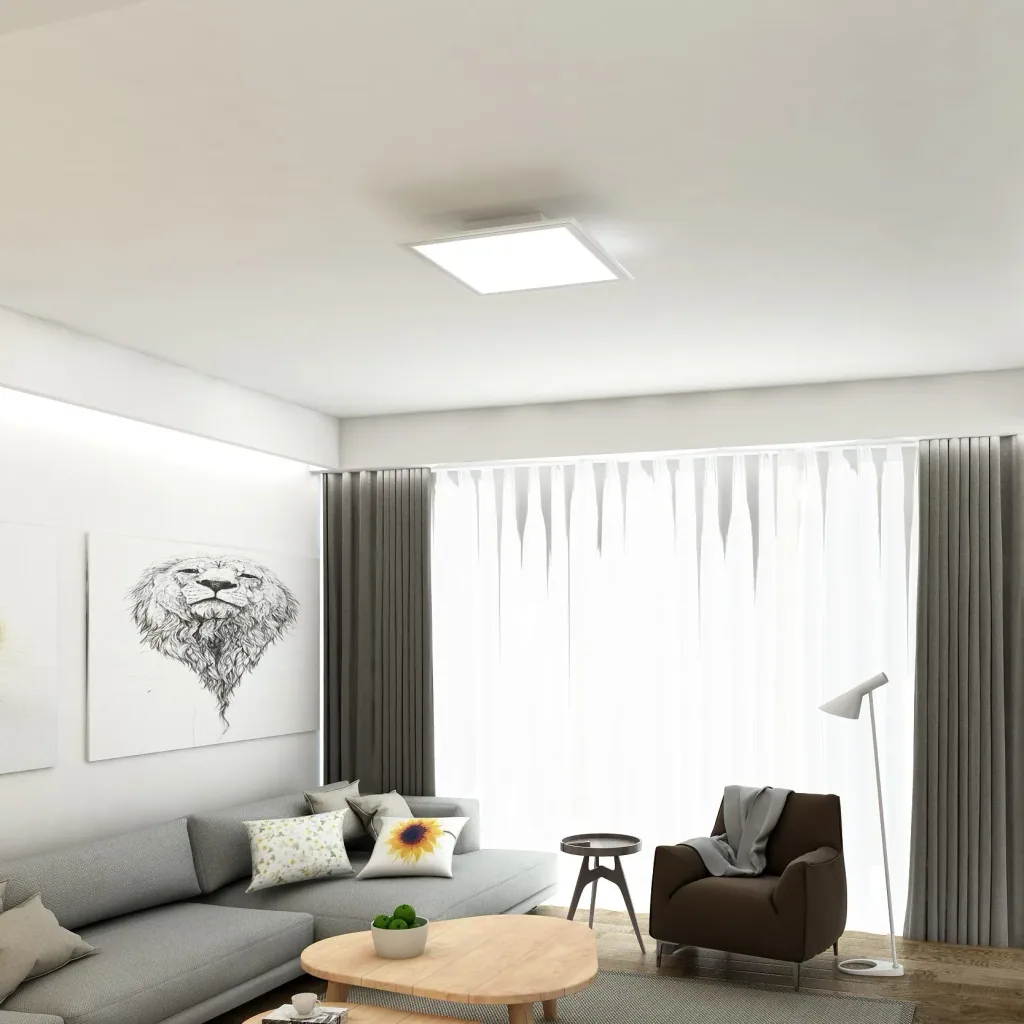 Ultraflaches LED Panel, viereckig, 29,5 cm, CCT, 18 Watt, weiß