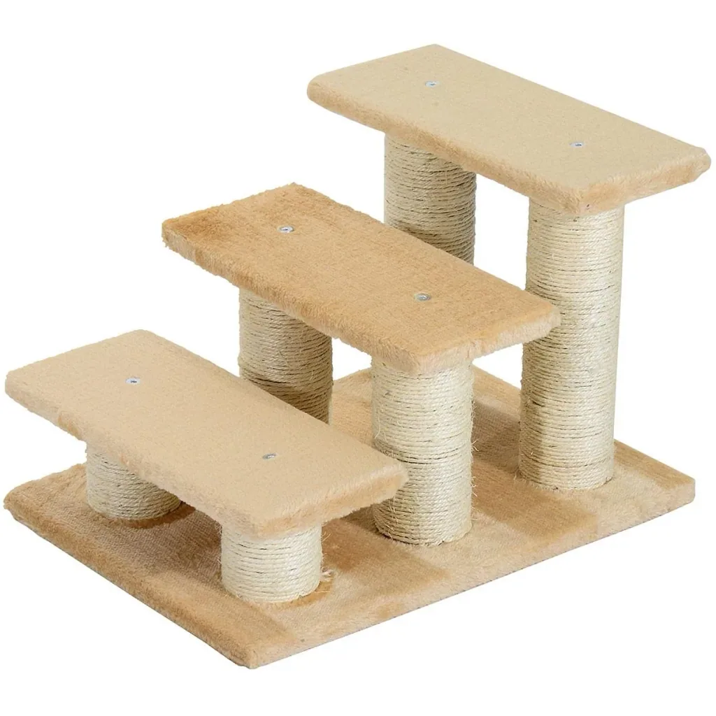 Katzentreppe Hundetreppe Tierteppe für Katzen und Hunde 3 Stufig