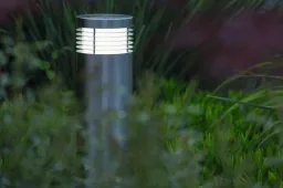 Standleuchte CALLIMA 900mm Edelstahl, für den Außenbereich
