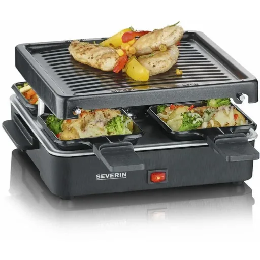 Raclette / Grill / Gourmetset - 600 Watt - 4 Pfännchen