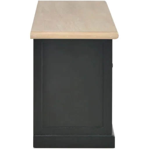 TV-Schrank 90x30x40 cm Holz schwarz