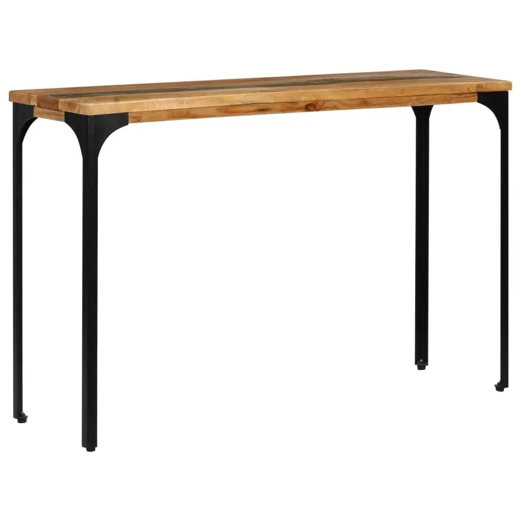 Wandtisch 120x35x76 cm aus massivem recyceltem Holz