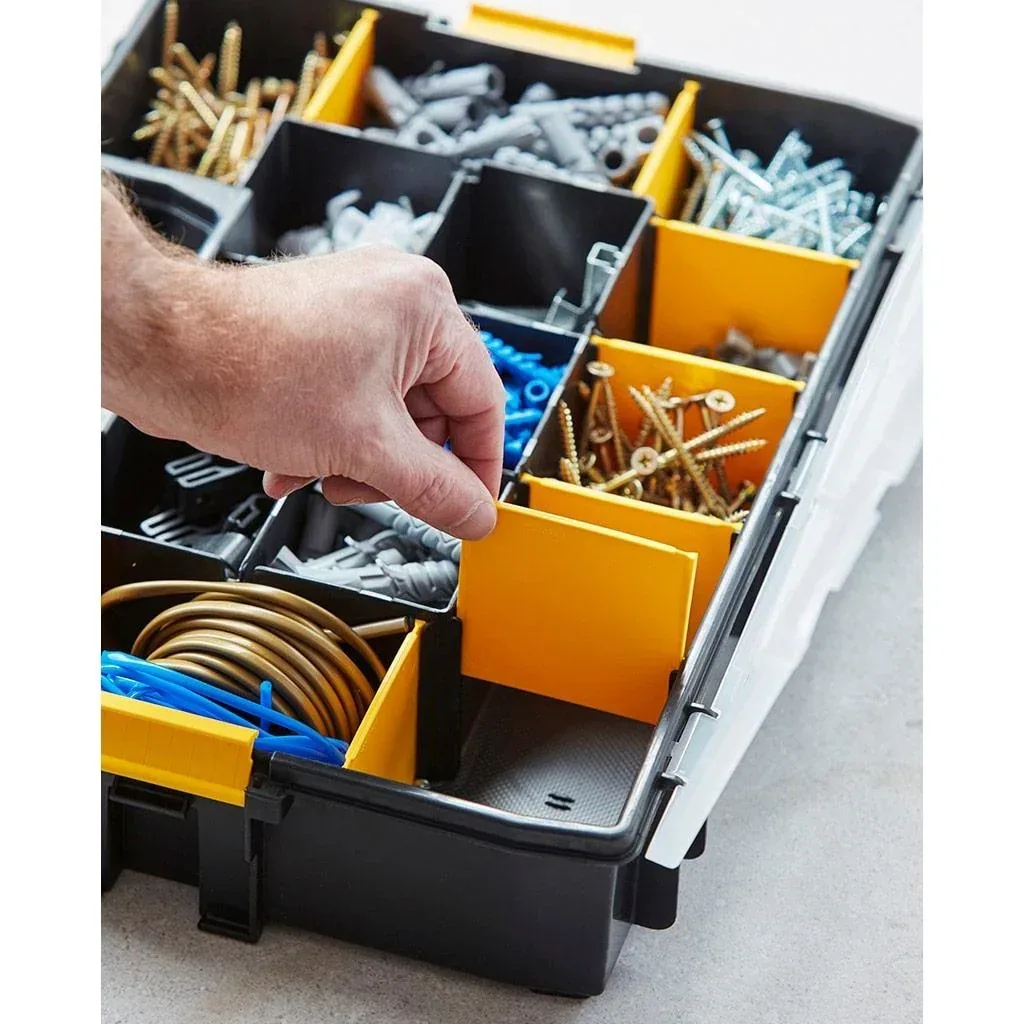 SortMaster Organizer Combipack 2 Stück - abschließbar - stapelbar - 33x43x9 cm