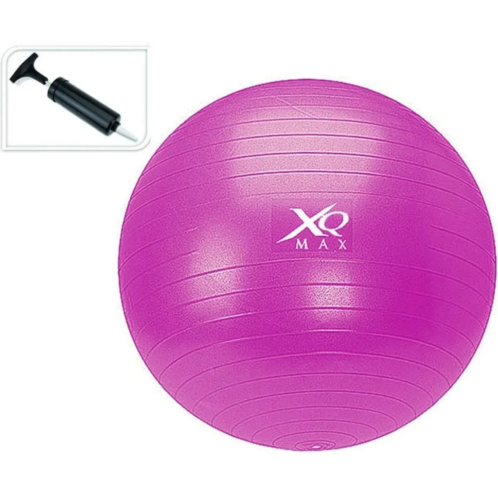 Yoga-Ball/Fitness-Ball - Inklusive Pumpe - 65 cm - Rosa