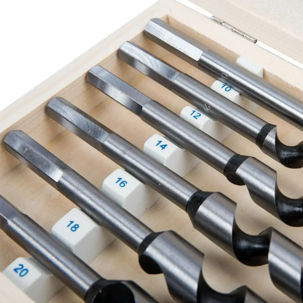 Werkzeug-Bohrer-Satz - Spirale - 8 Stück - 12, 20, 32 mm