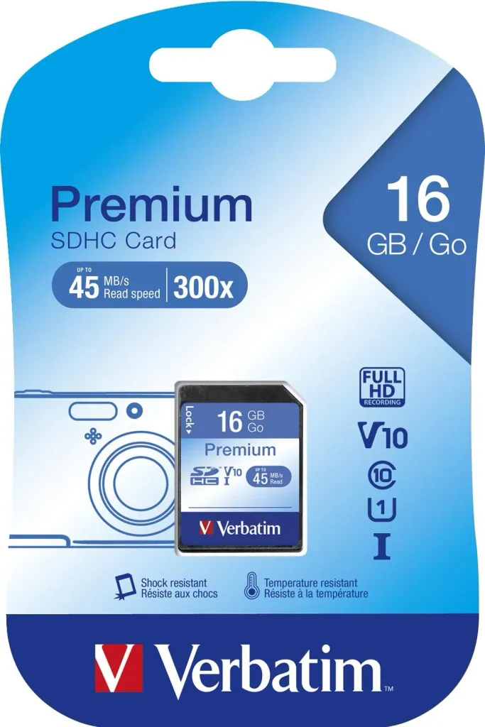 16 GB SDHC Premium Speicherkarte