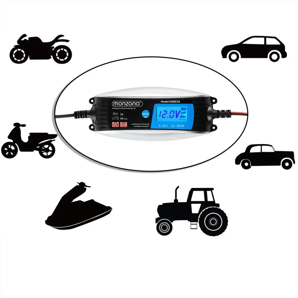 Starthilfekabel - Batterieladegerät - Auto - 6V 12V Schwarz