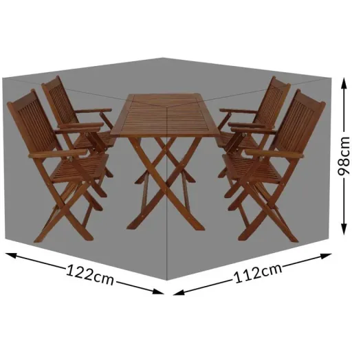 Bezug für Garten-Set "Sydney" 122x112x98cm