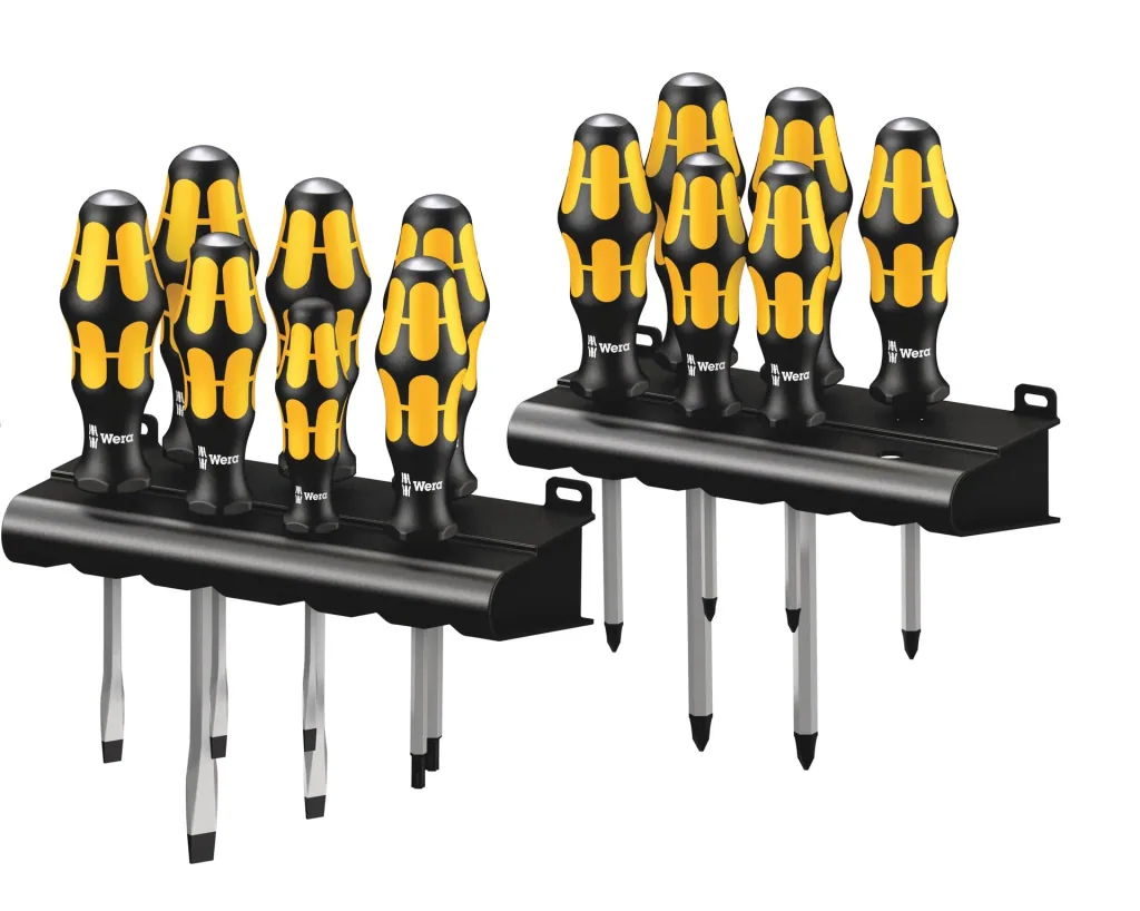 Schraubendrehersatz, Big Pack 900, Der Schraubmeißel + Rack, 13-teilig