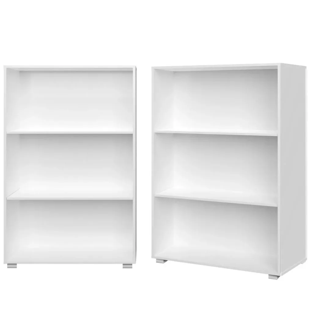 Bücherregal "Vela" Weiß - 3 Fächer