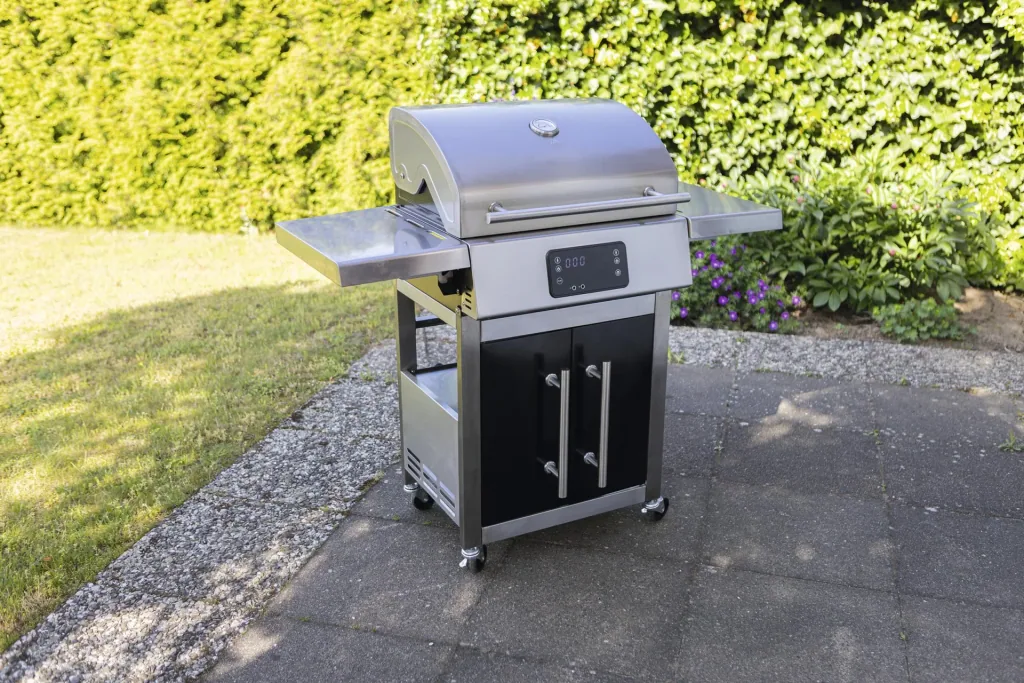 Elektro-Grillwagen EG-II-590, Silberfarben