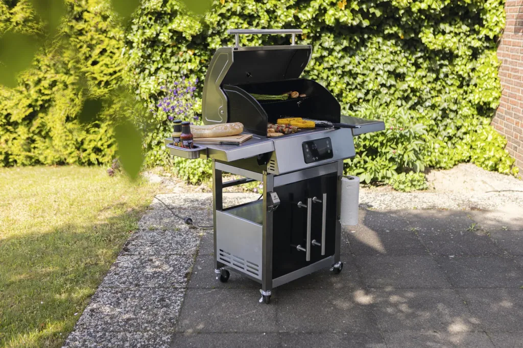 Elektro-Grillwagen EG-II-590, Silberfarben