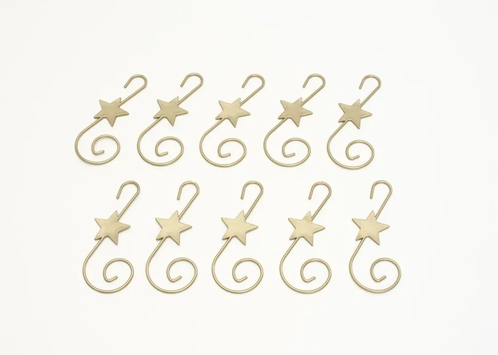 Schmuck-Haken "Stern", 40er Set