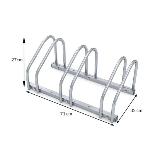 Fahrradständer 3 Ständer 71x32x27cm