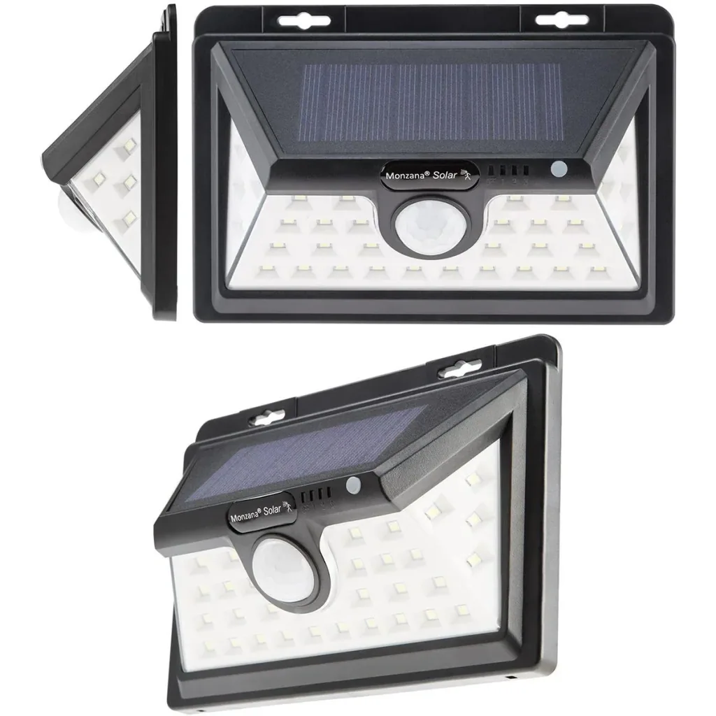 Solar-Wandleuchte mit Bewegungsmelder 34 LEDs