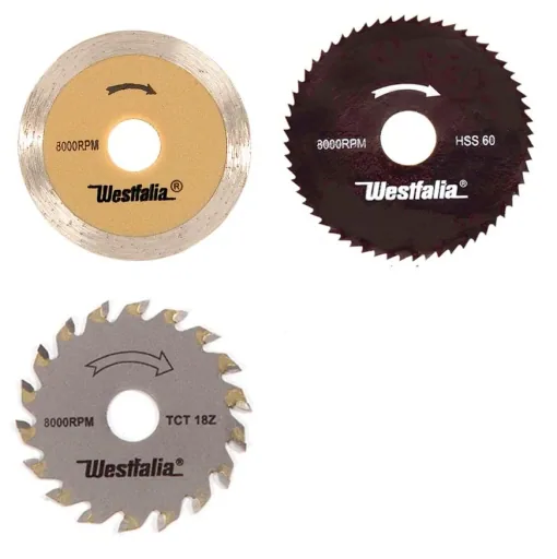 Sägeblatt Set 3 tlg. für Mini Tauchsägen