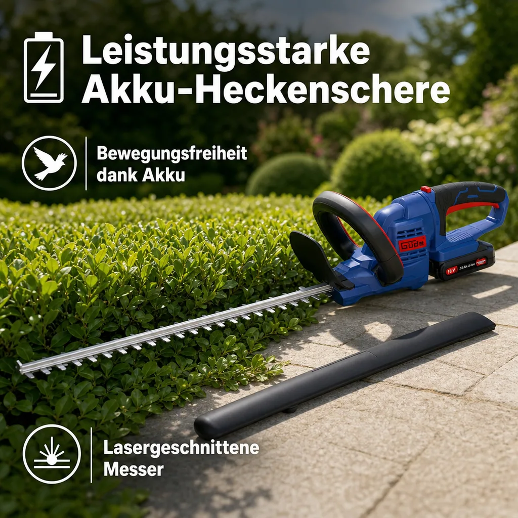 Akku-Heckenschere „HS 18-201-05“, 18 Volt