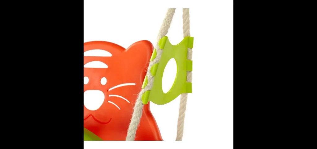 Mitwachsende Holzschaukel, Outdoor-Einzelschaukel für Babys und Kleinkinder, Schaukelseile höhenverstellbar, natur