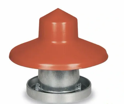 Regenhaube für Futerautomat aus Metall