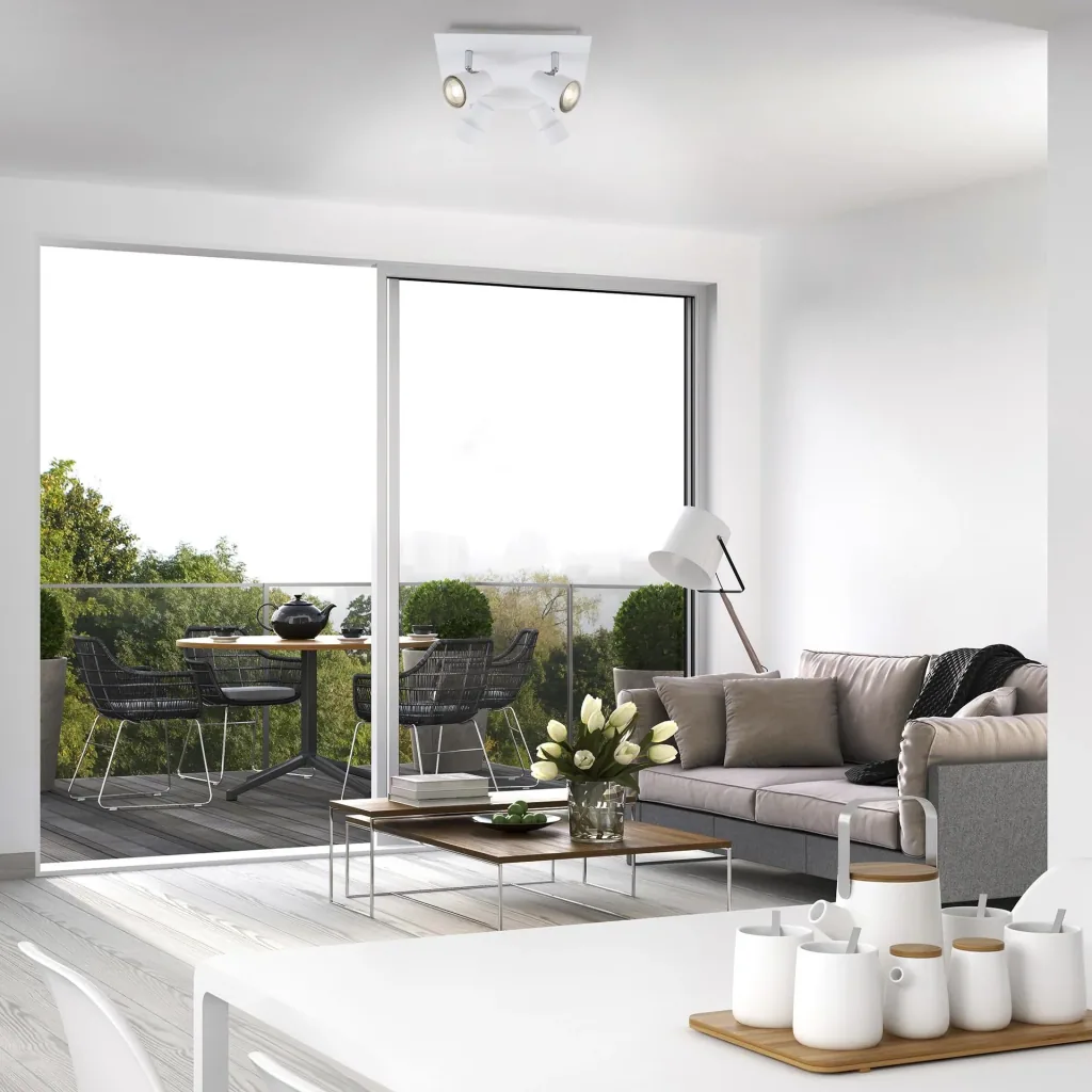 LED Deckenleuchte, 1840 Lumen, 20 Watt, GU10, weiß
