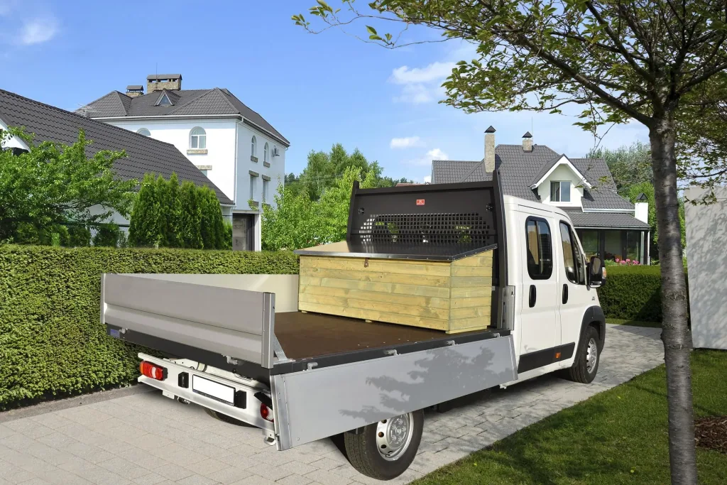 Garten-/Terrassentruhe, L x B x H 180 x 70 x 70 cm, kesseldruckimprägniert, Wandstärke 19 mm