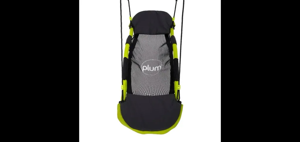 Nestschaukel Glide, Outdoor-Nestschaukel und Hängematte für Kinder, Schaukelseile höhenverstellbar, lime grün