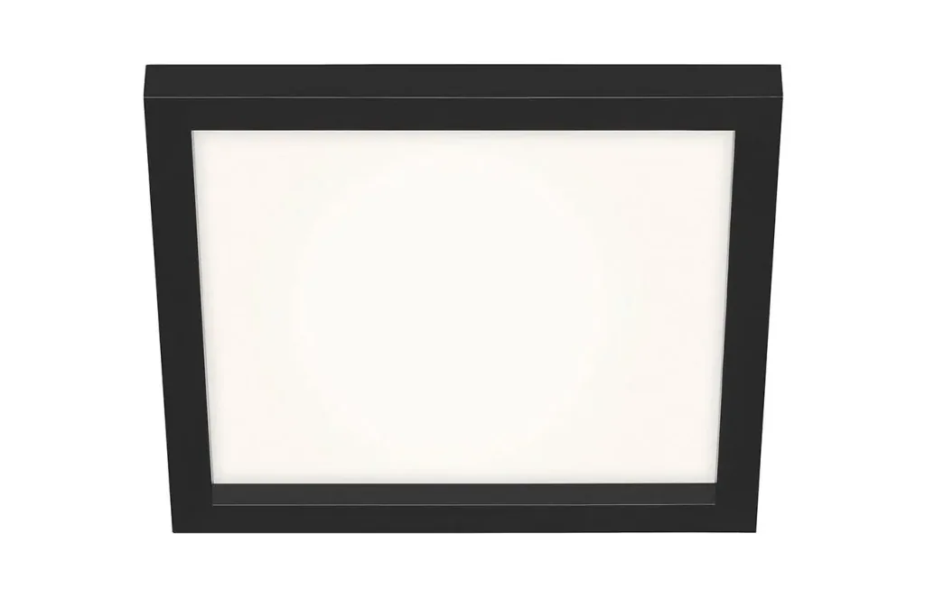 LED Deckenleuchte, viereckig, 29,5 cm, CCT, 18 Watt, schwarz