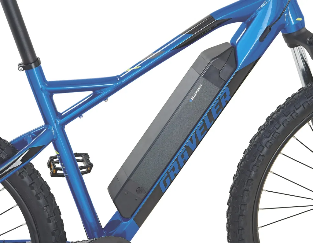 GRAVELER 22.ESM.10 E-MTB 27,5" BLAUPUNKT HR-Motor Unisex MTB Hardtail 27,5": Rahmengröße 48cm