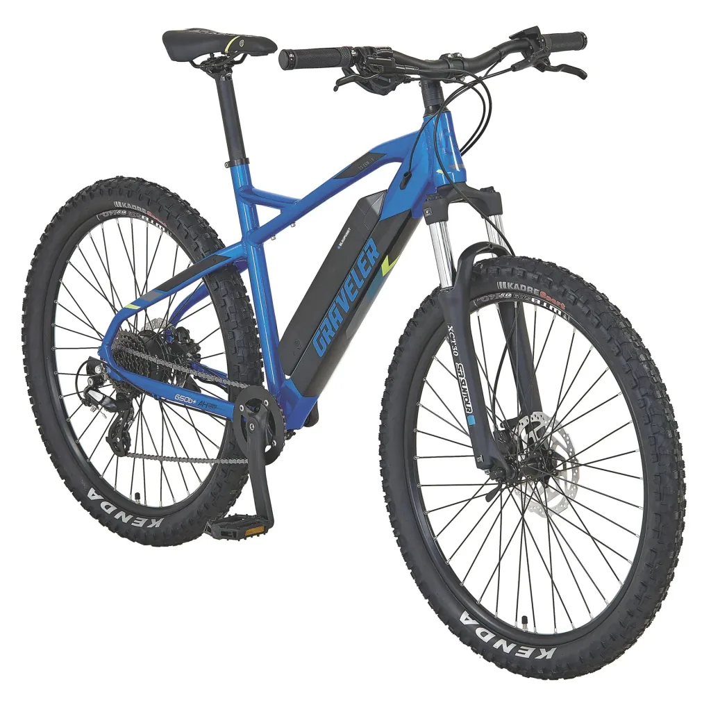 GRAVELER 22.ESM.10 E-MTB 27,5" BLAUPUNKT HR-Motor Unisex MTB Hardtail 27,5": Rahmengröße 48cm