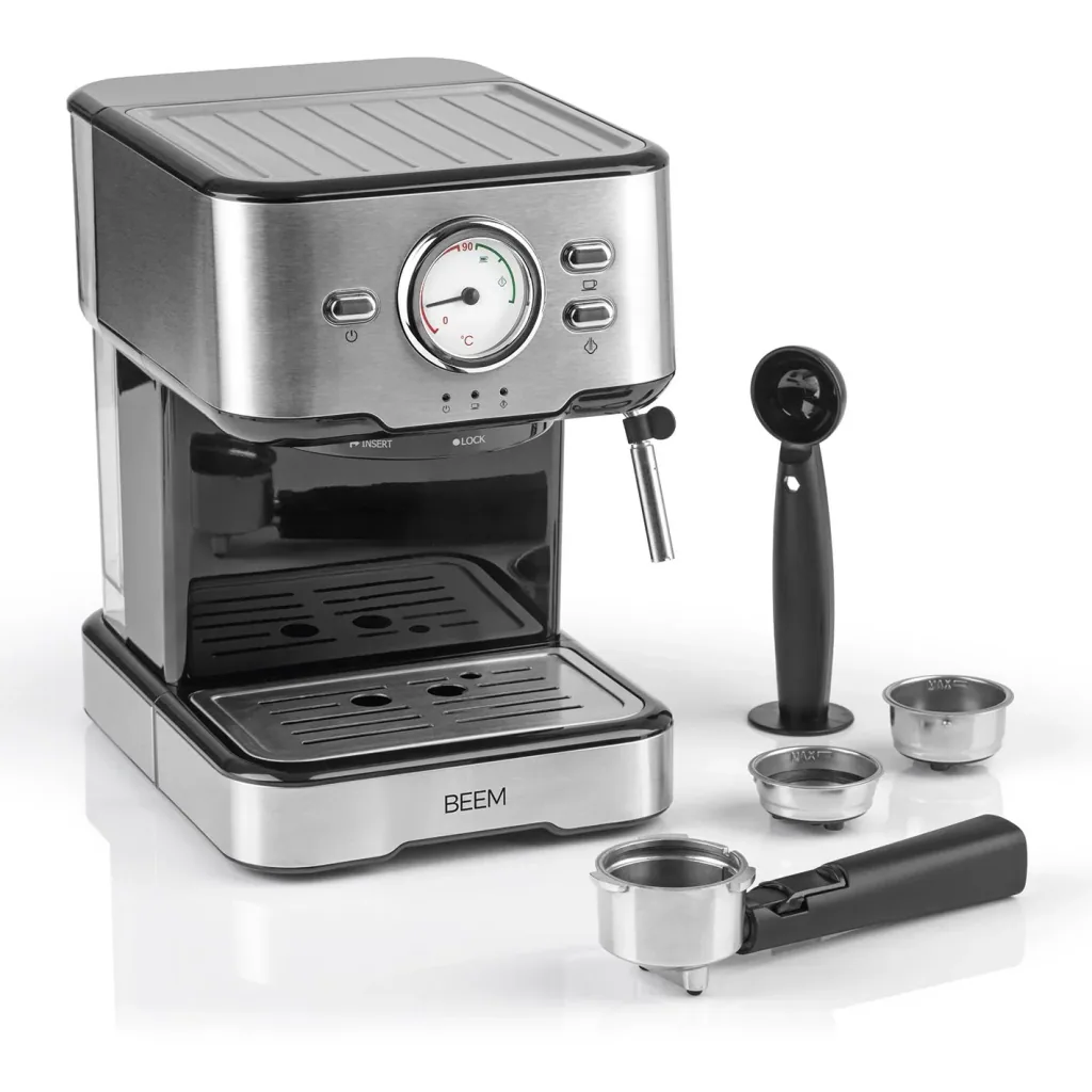 Siebträger-Maschine "Espresso Select", Edelstahl, 1100 Watt, 15 bar