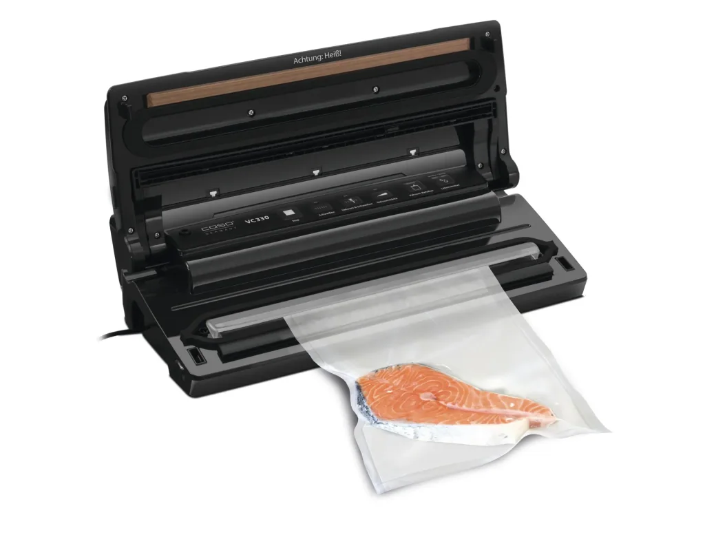 Vakuumierer Edelstahl VC 330 - Mit Folienbox & Folienschneider