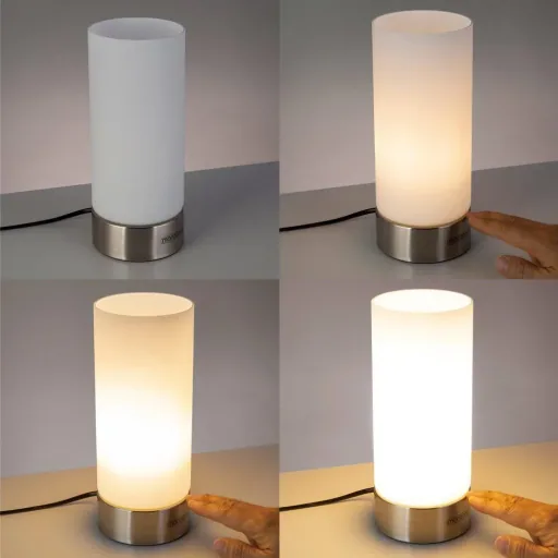 Tischleuchte Lumo - 2er-Set - Weiß