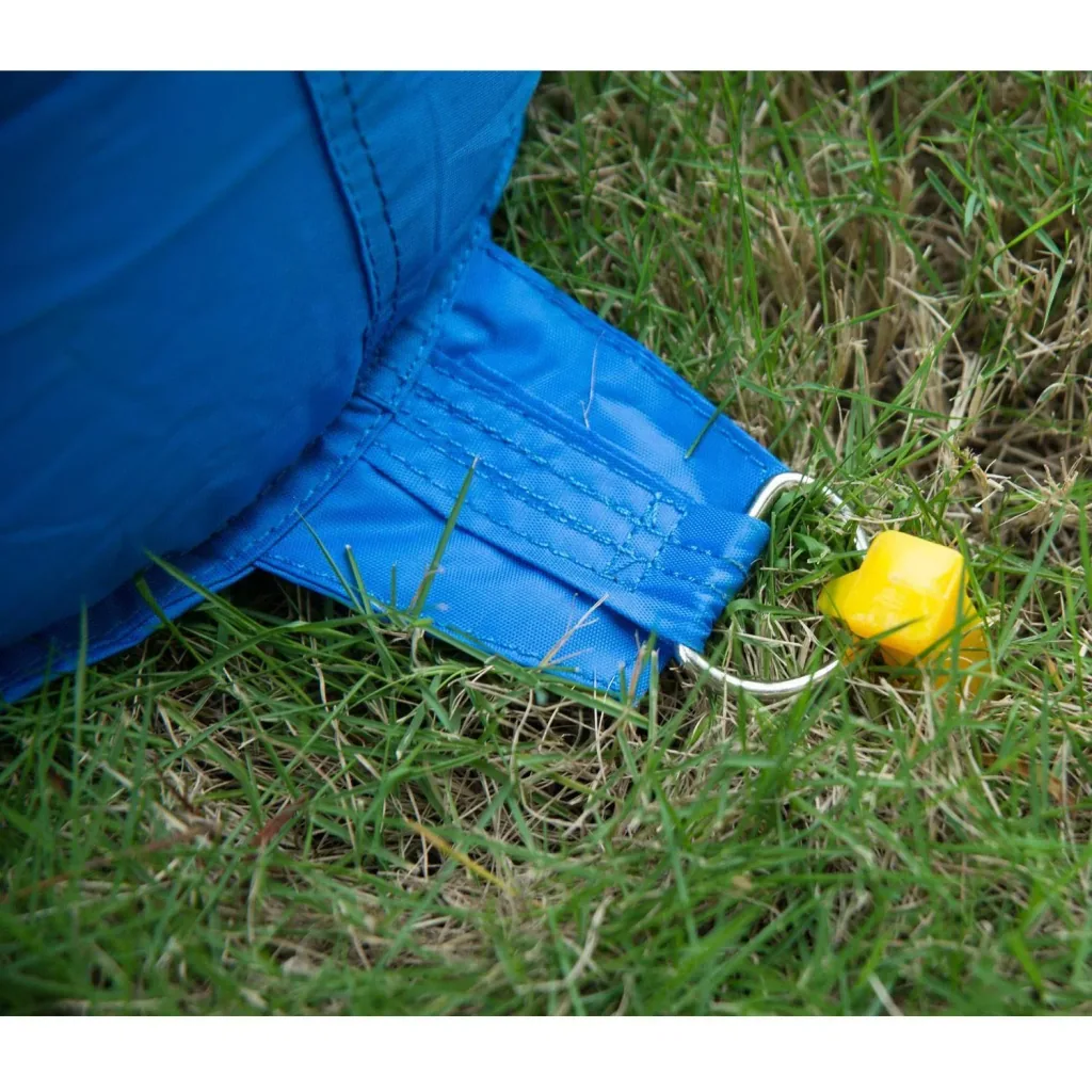 Hüpfburg XXL mit Rutsche Spielburg aufblasbar bunt (366 x 274 x 183 cm)