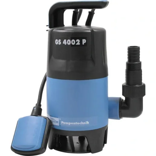 Schmutzwasserpumpe 7500 l / h mit Deuba Rasensprenger und 15 Meter Schlauch mit Armaturen