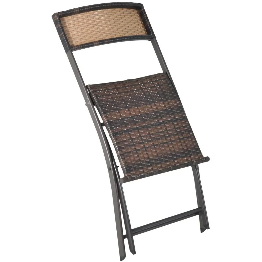 Bistroset Polyrattan 3 tlg, Sitzgarnitur Balkonset