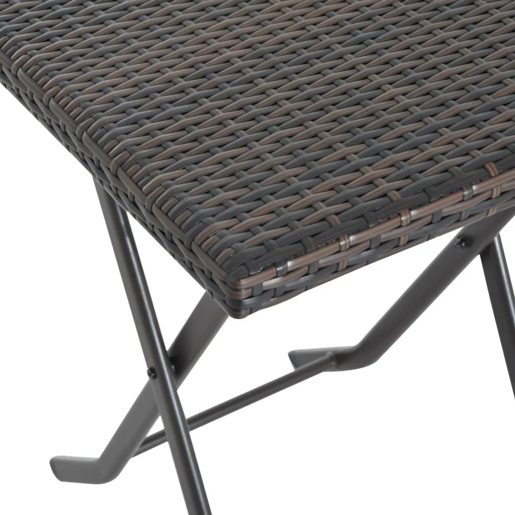 Bistroset Polyrattan 3 tlg, Sitzgarnitur Balkonset