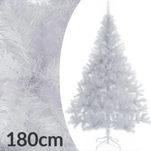 Künstlicher Weihnachtsbaum Weiß 180cm