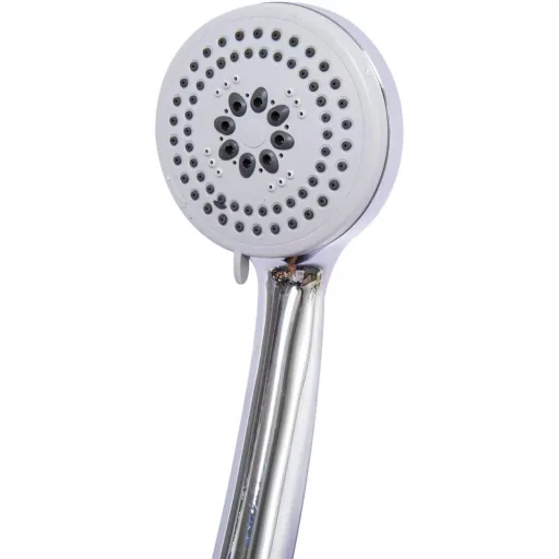Regendusche Duschsystem Handbrause 3 Duschmodi höhenverstellbar Silber