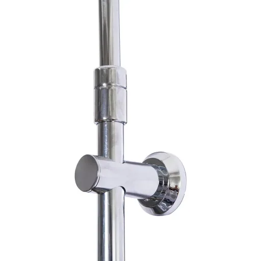 Regendusche Duschsystem Handbrause 3 Duschmodi höhenverstellbar Silber