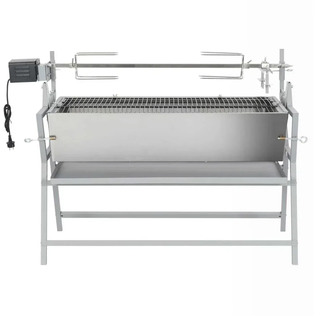 Rotisserie Grill Eisen und Edelstahl