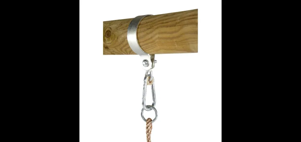 Holz Schaukel Bush-Baby, Outdoor-Einzelschaukel für Kinder aus Holz, Schaukelseile höhenverstellbar, natur