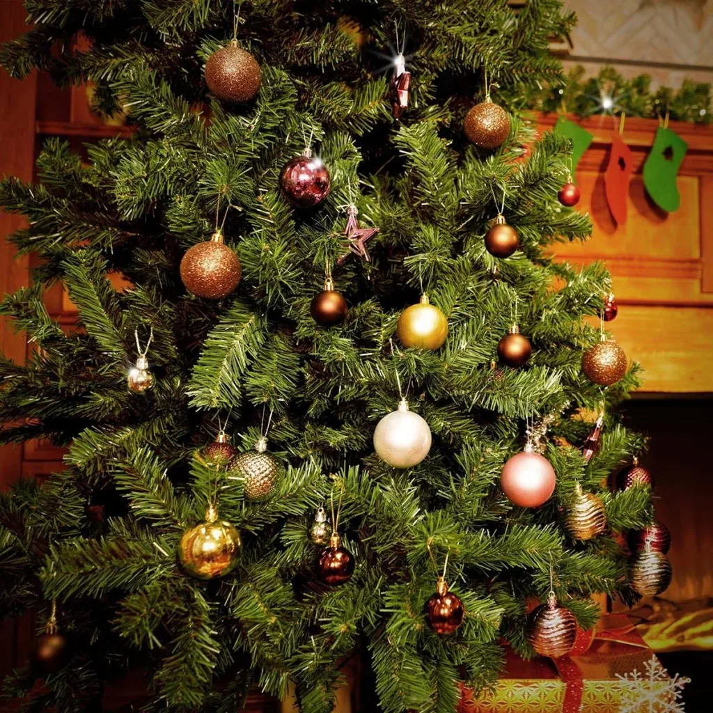 Weihnachtsbaum - PVC - 180cm hoch - ohne Beleuchtung - mit Ständer