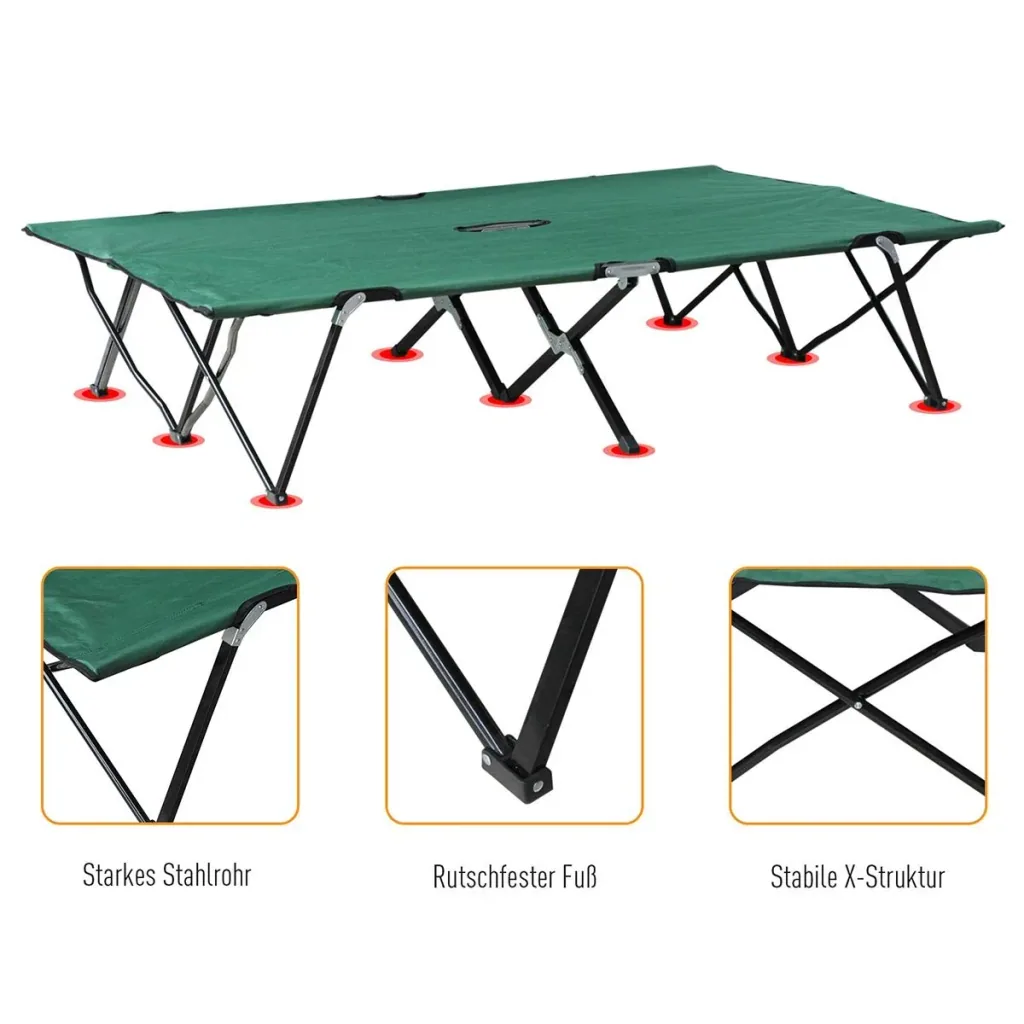 Campingbett Klappbar für 2 Persone