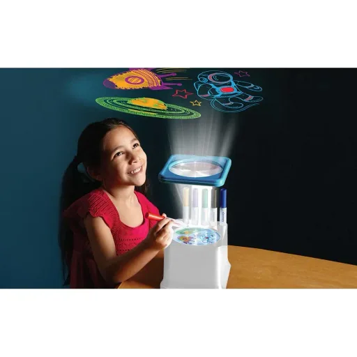 Discovery Kids Projektor Projiziere deine selbstgemachten Zeichnungen an die Wand oder die Decke