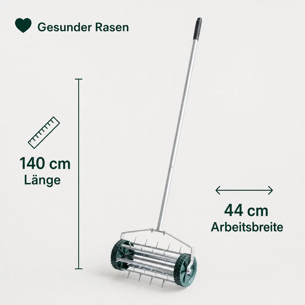 Rasenlüfter-Walze