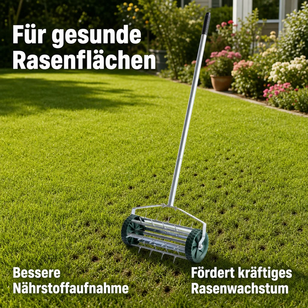Rasenlüfter-Walze