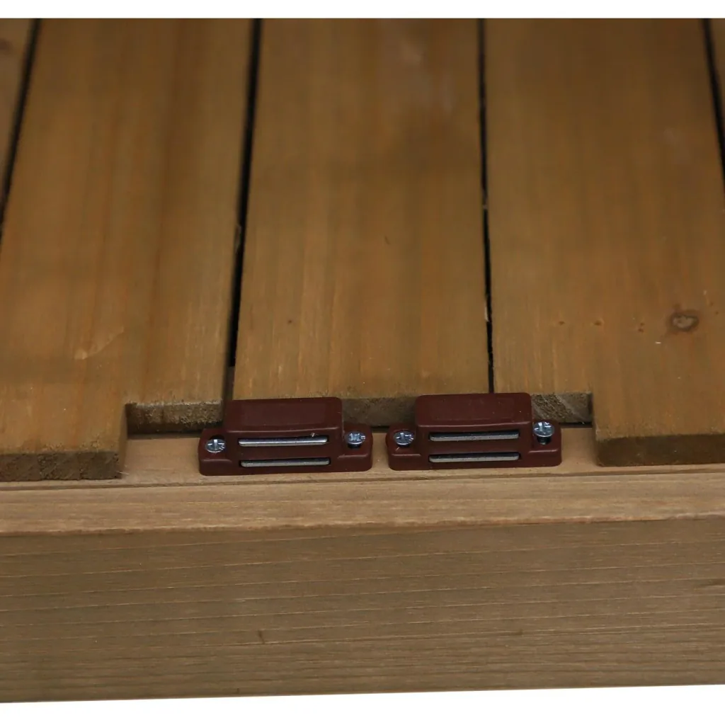 Gartenschrank mit Lamellentüren